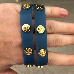 Tory Burch-Jely Logo Studded Wrap Bracelet